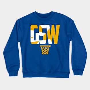 Throwback Golden State Basketball Crewneck Sweatshirt